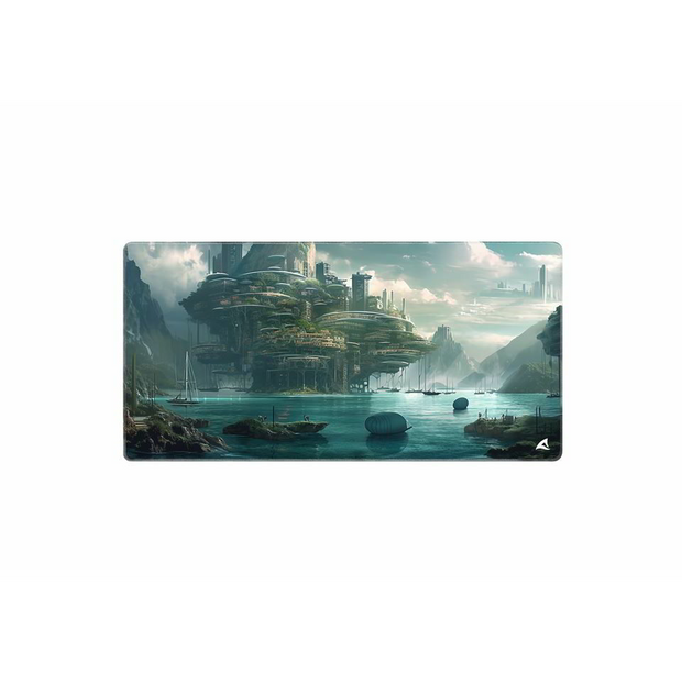 Sharkoon SKILLER SGP40 D6 Gaming Mouse Pad (Teal/Multicolor) (4044951042531)