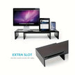 Adjustable Dual Monitor Stand Riser - Extra Long Office Desktop Organizer for 2 Monitors (Up to 48.2