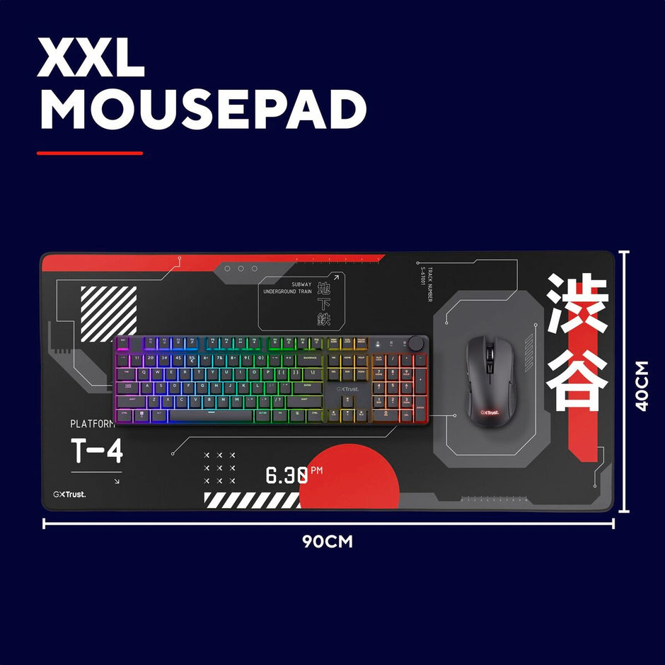 Gaming Mouse Mat Trust 25716 Black