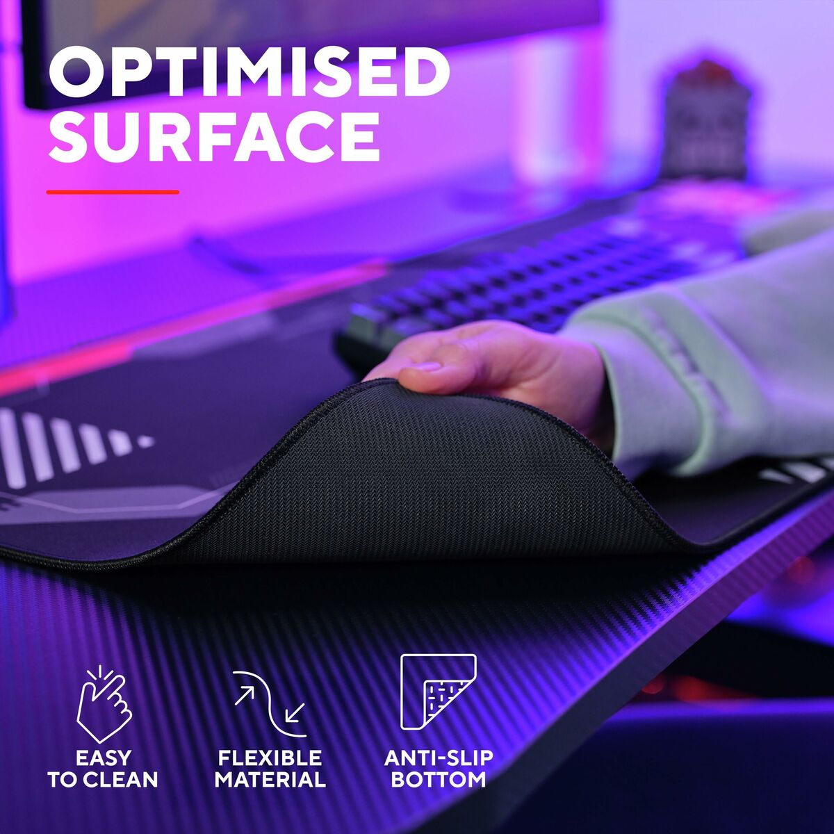 Gaming Mouse Mat Trust 25716 Black