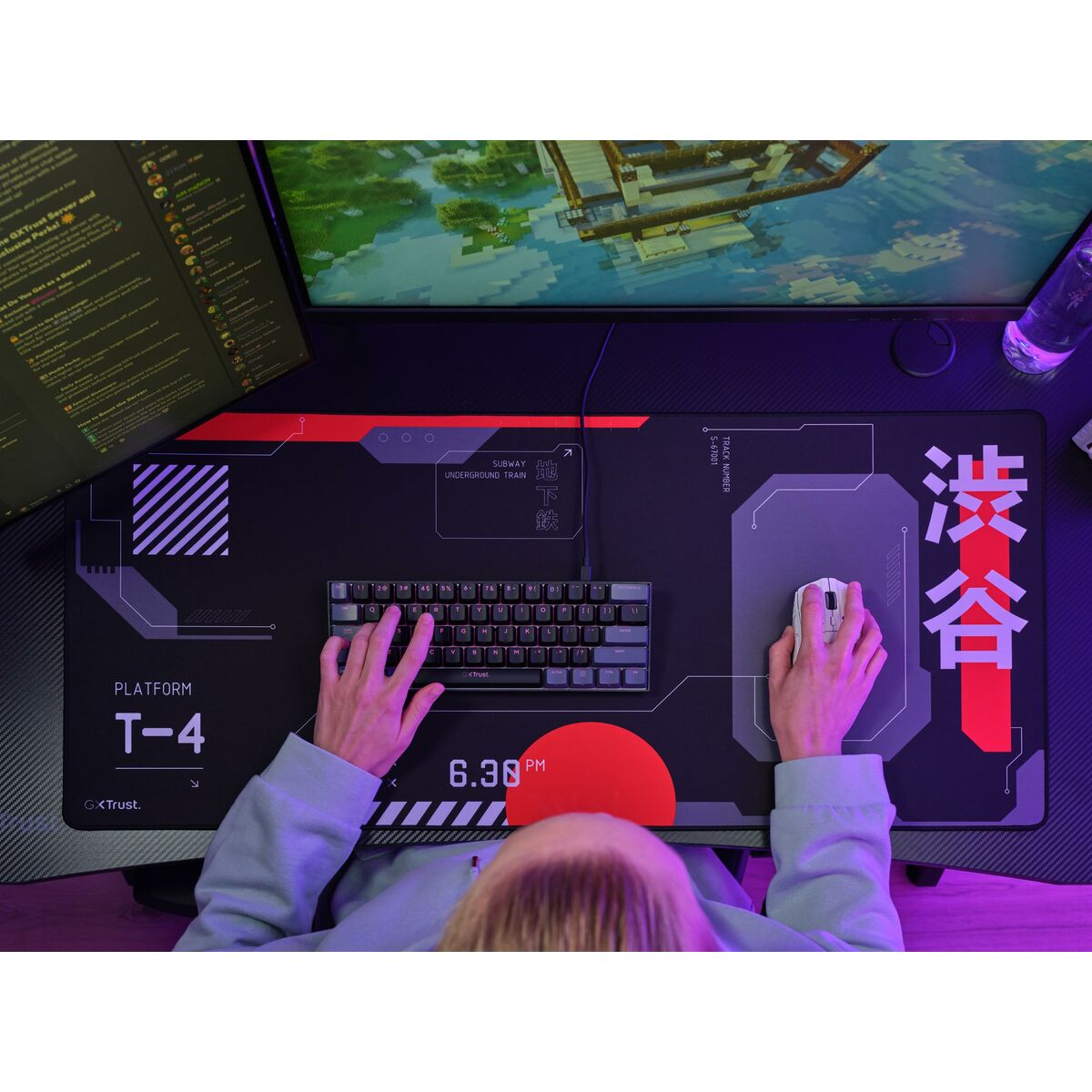 Gaming Mouse Mat Trust 25716 Black