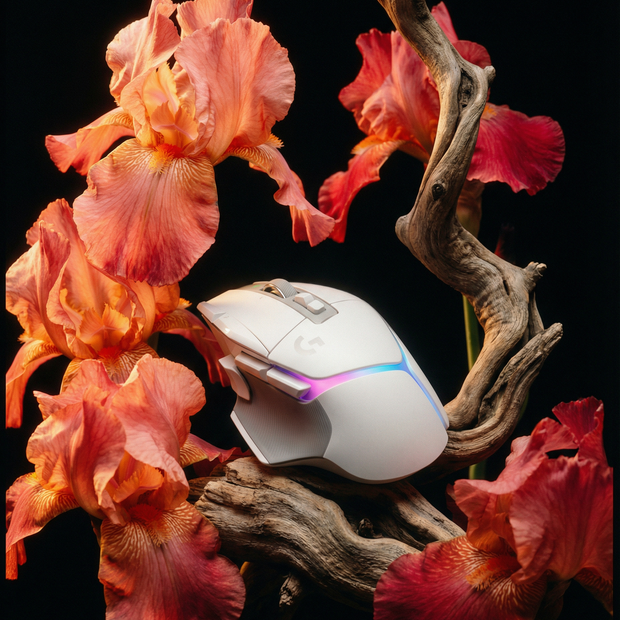 Mouse gaming, Logitech, G502 X Plus, RGB, 25600 dpi, Alb (910-006171)