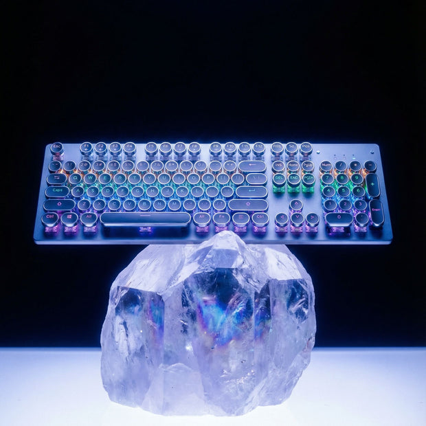 Retro Punk Mechanical Gaming Keyboard RGB Backlit