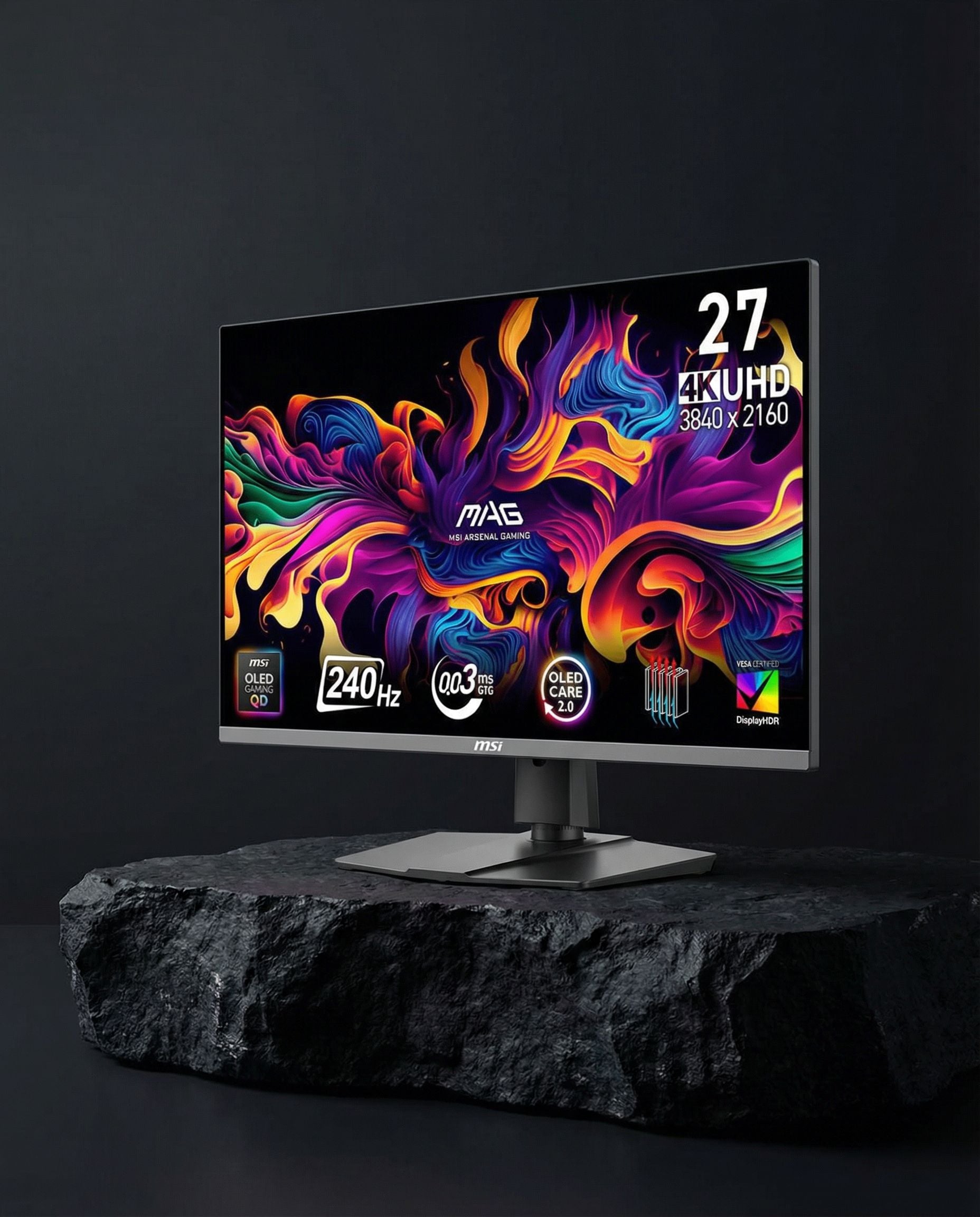 MSI MAG 321UP QD-OLED LCD monitor 80 cm (31.5