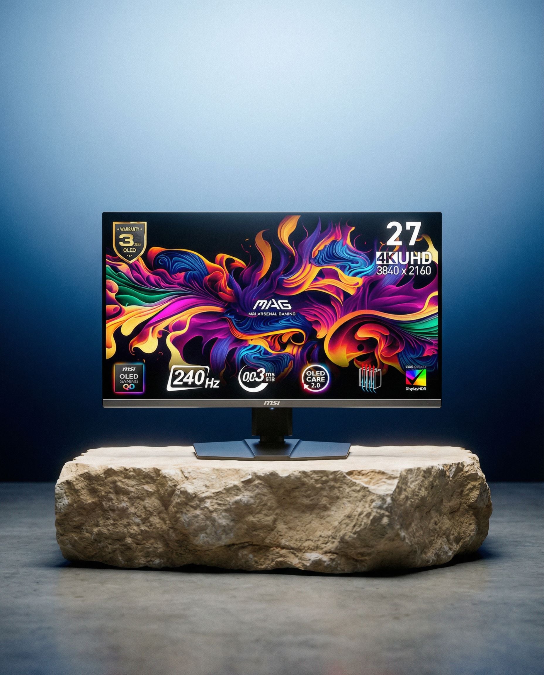 MSI MAG 321UP QD-OLED LCD monitor 80 cm (31.5