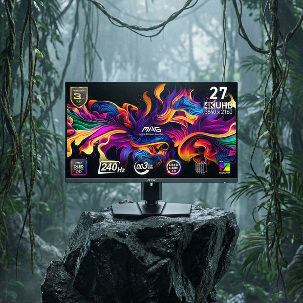 MSI MAG 321UP QD-OLED LCD monitor 80 cm (31.5") 3840 x 2160 px 4K Ultra HD QDOLED Čierna (MAG 321UP QD-OLED)