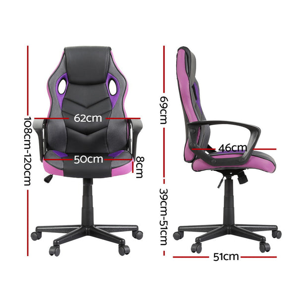 NNEDSZ Gaming Office Chair Computer Chairs Purple