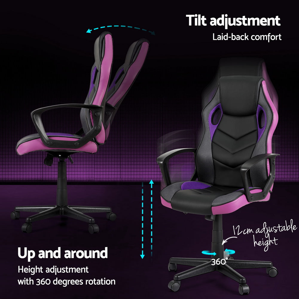 NNEDSZ Gaming Office Chair Computer Chairs Purple