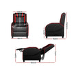 NNEDSZ Recliner Chair Gaming Racing Armchair Lounge Sofa Chairs Leather Black