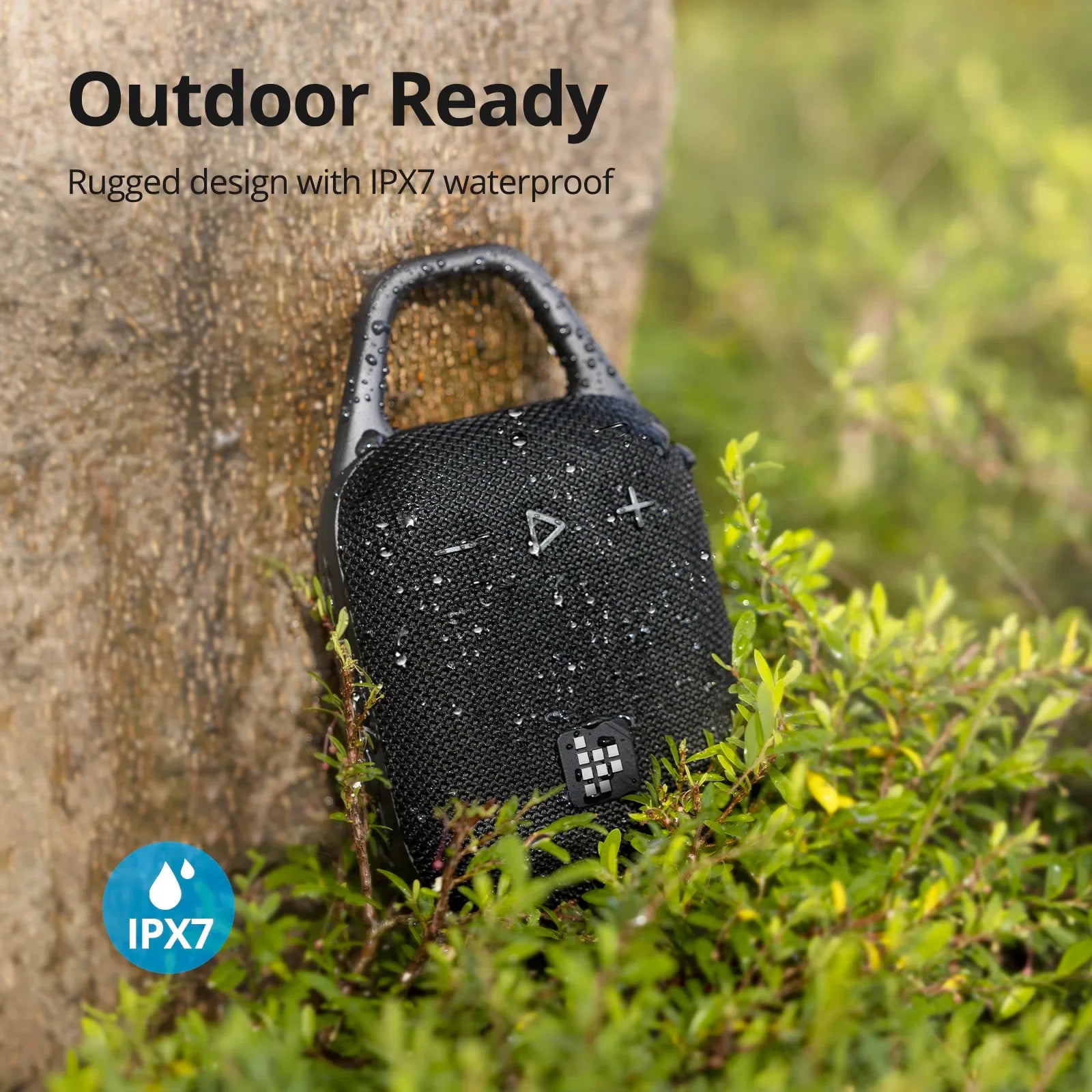 NNEOBA Bluetooth Speaker Deep Bass Black