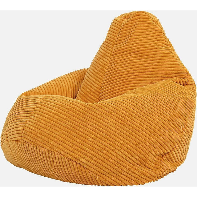 NNEDSZ Jumbo Cord Beanbag Chair Cover Unfilled Large Bean Bag - Mustard