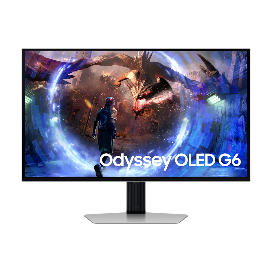 Samsung G60SD LCD monitor 68,6 cm (27") 2560 x 1440 px Quad HD OLED Strieborná (LS27DG602SUXEN)