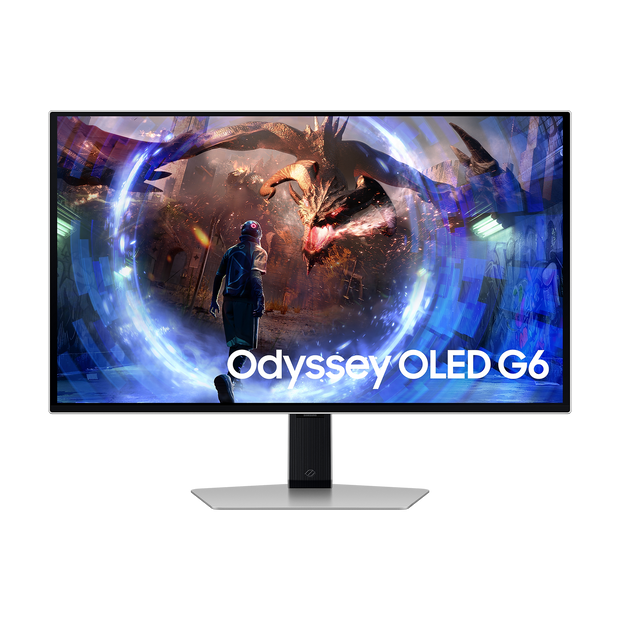 Samsung G60SD LCD monitor 68,6 cm (27") 2560 x 1440 px Quad HD OLED Strieborná (LS27DG602SUXEN)