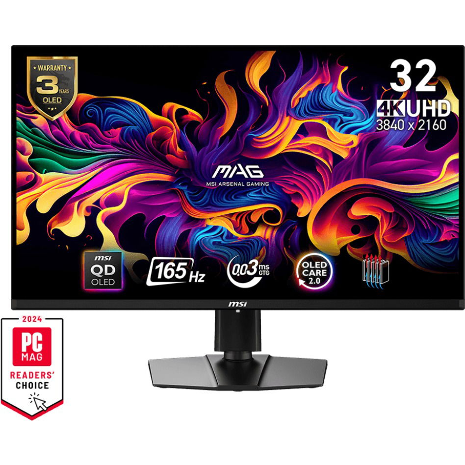MSI MAG 321UP QD-OLED LCD monitor 80 cm (31.5