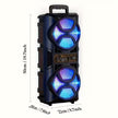 NNETM Wireless RGB Party Speaker with TWS & USB