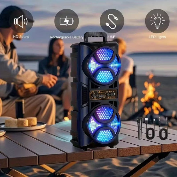 NNETM Wireless RGB Party Speaker with TWS & USB