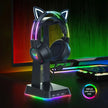 NNETM Gaming Headset with Detachable Cat Ear Microphone